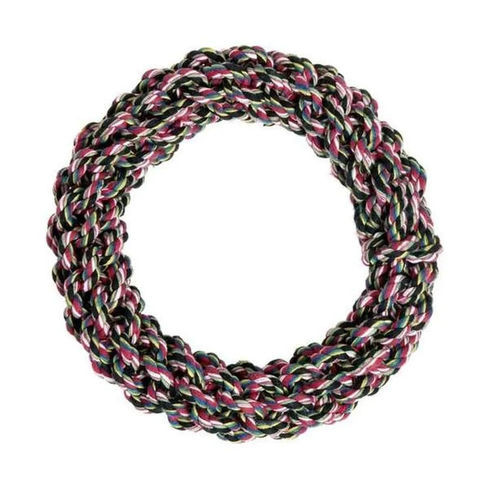 karlie-flamingo-anneau-coton-multicolore-pour-chien-20-cm image 1