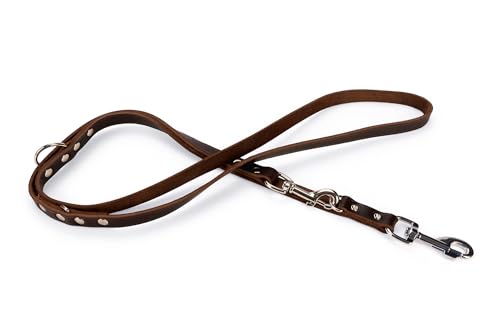 karlie-flamingo-rondo-laisse-cuir-chien-entra-nement-200-cm-18-mm-marron image 7