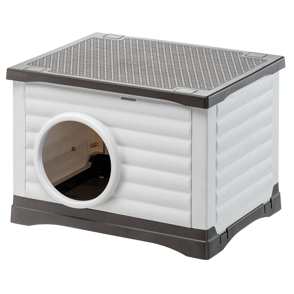 ferplast-petvilla-50-niche-d-ext-rieur-pour-chien-chat-et-lapin-38-5-x-43-x-h-38 image 5