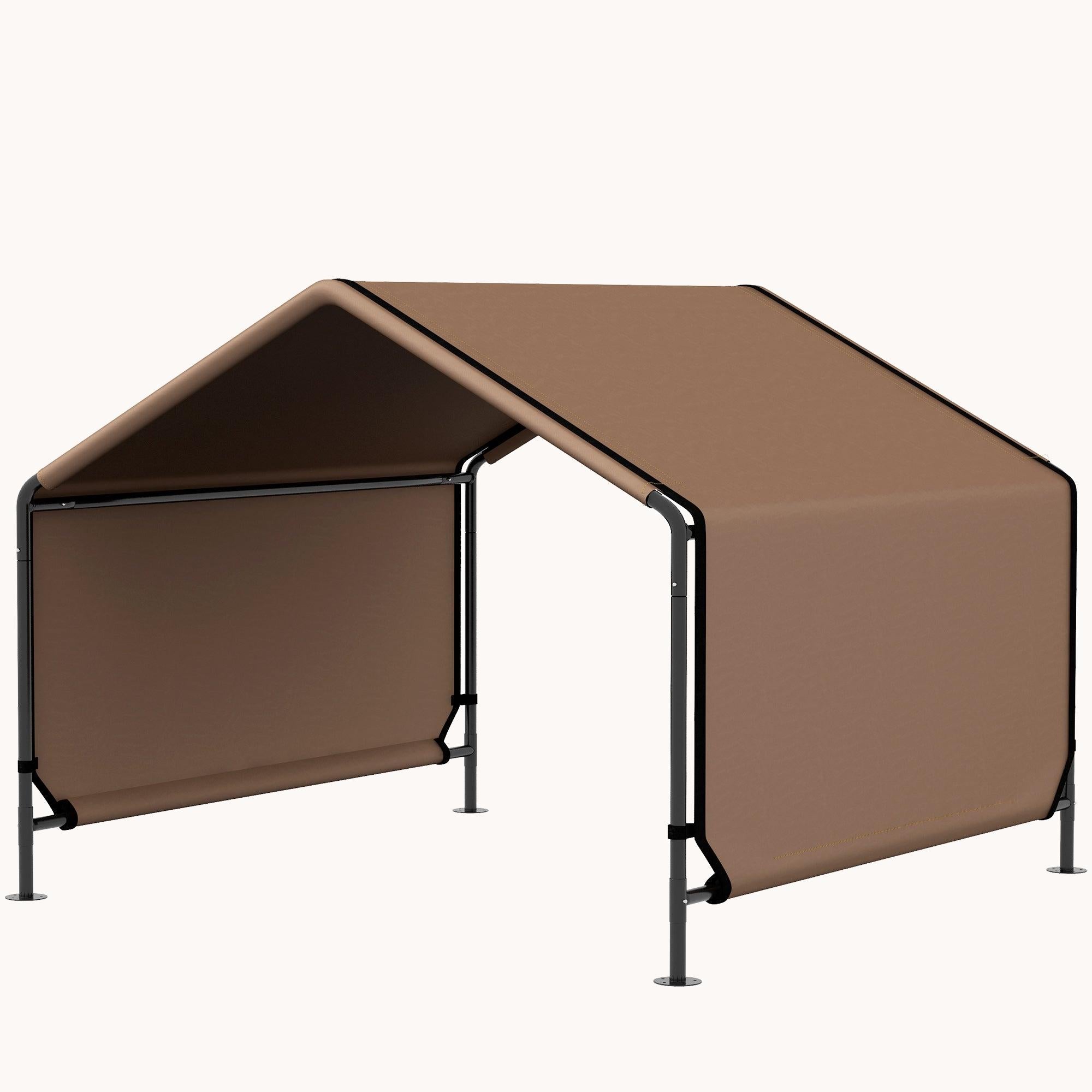 pawhut-tente-d-ombre-portable-pour-chien-imperm-able-pour-patio-et-ext-rieur-mar image 2