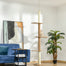 pawhut-arbre-chat-du-sol-au-plafond-avec-griffoirs-sisal-marron-clair image 3