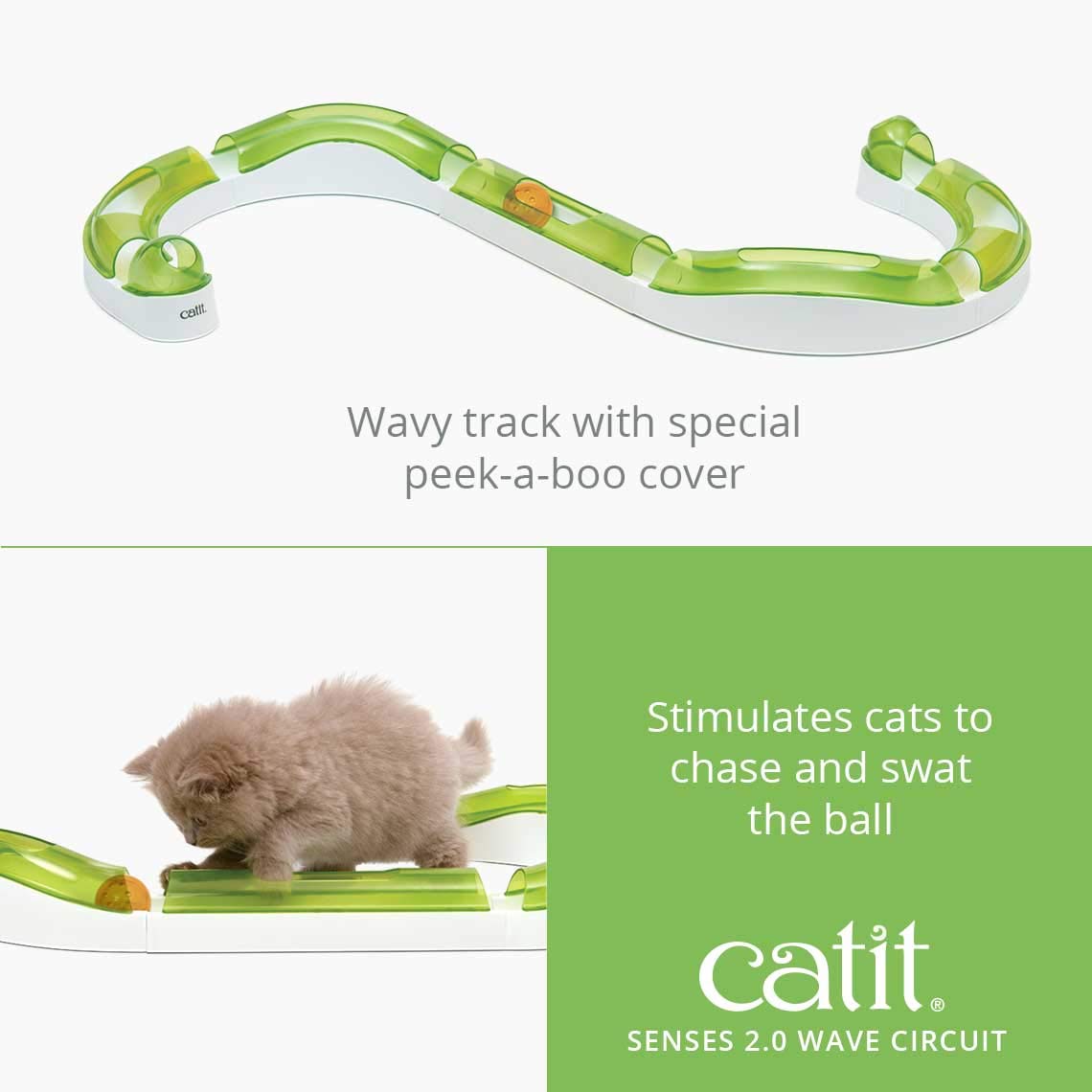 catit-senses-2-0-wave-circuit-circuit-vague-pour-chat-avec-balle image 2