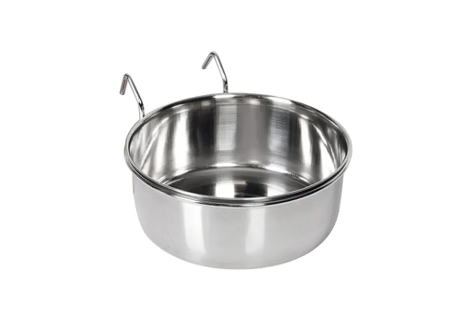 karlie-fegro-mangeoire-inox-pour-rongeur-avec-crochet-turquoise-bleu image 1