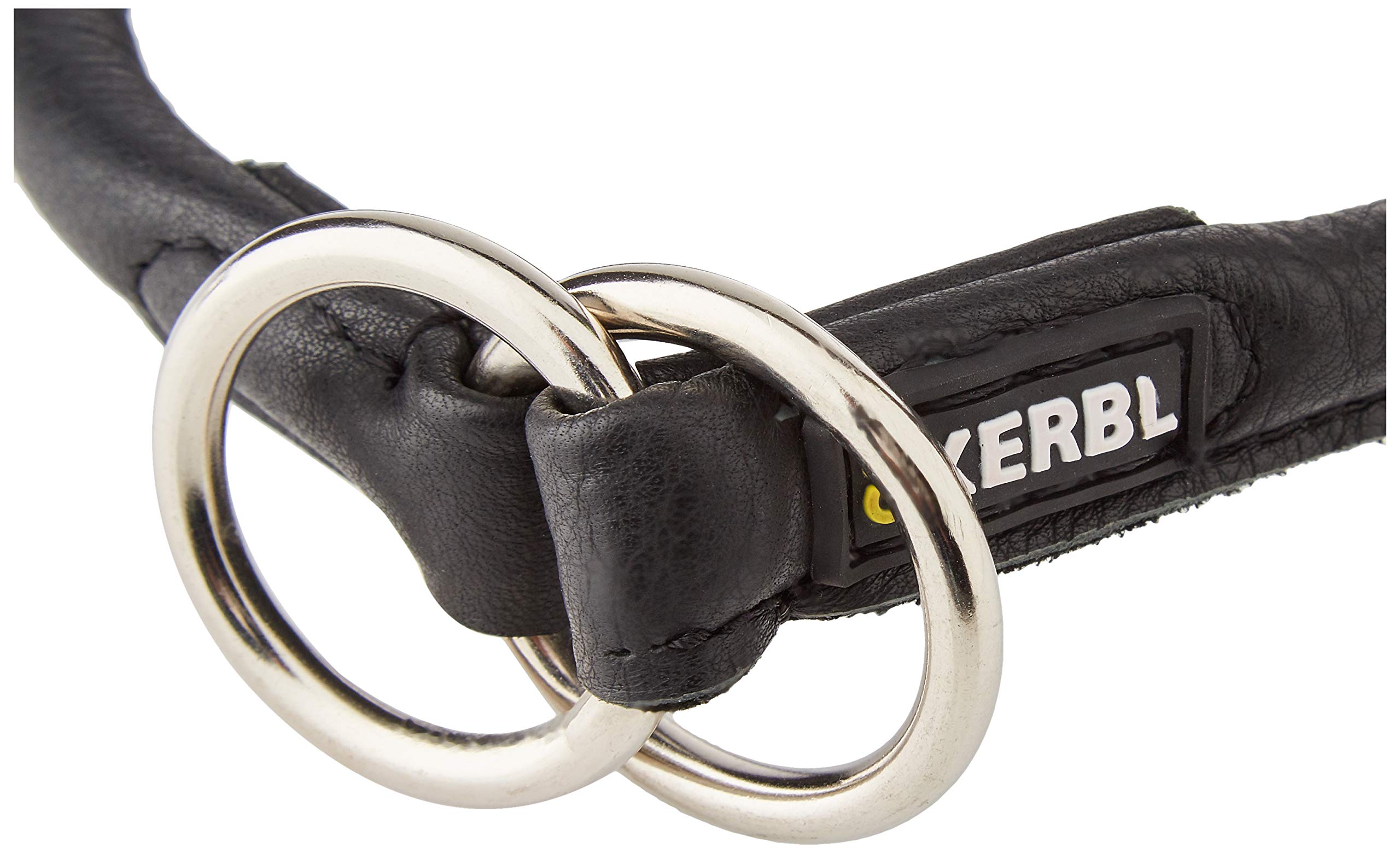 kerbl-roma-collier-trangleur-chien-en-cuir-rond-noir-45-cm-x-8-mm image 3