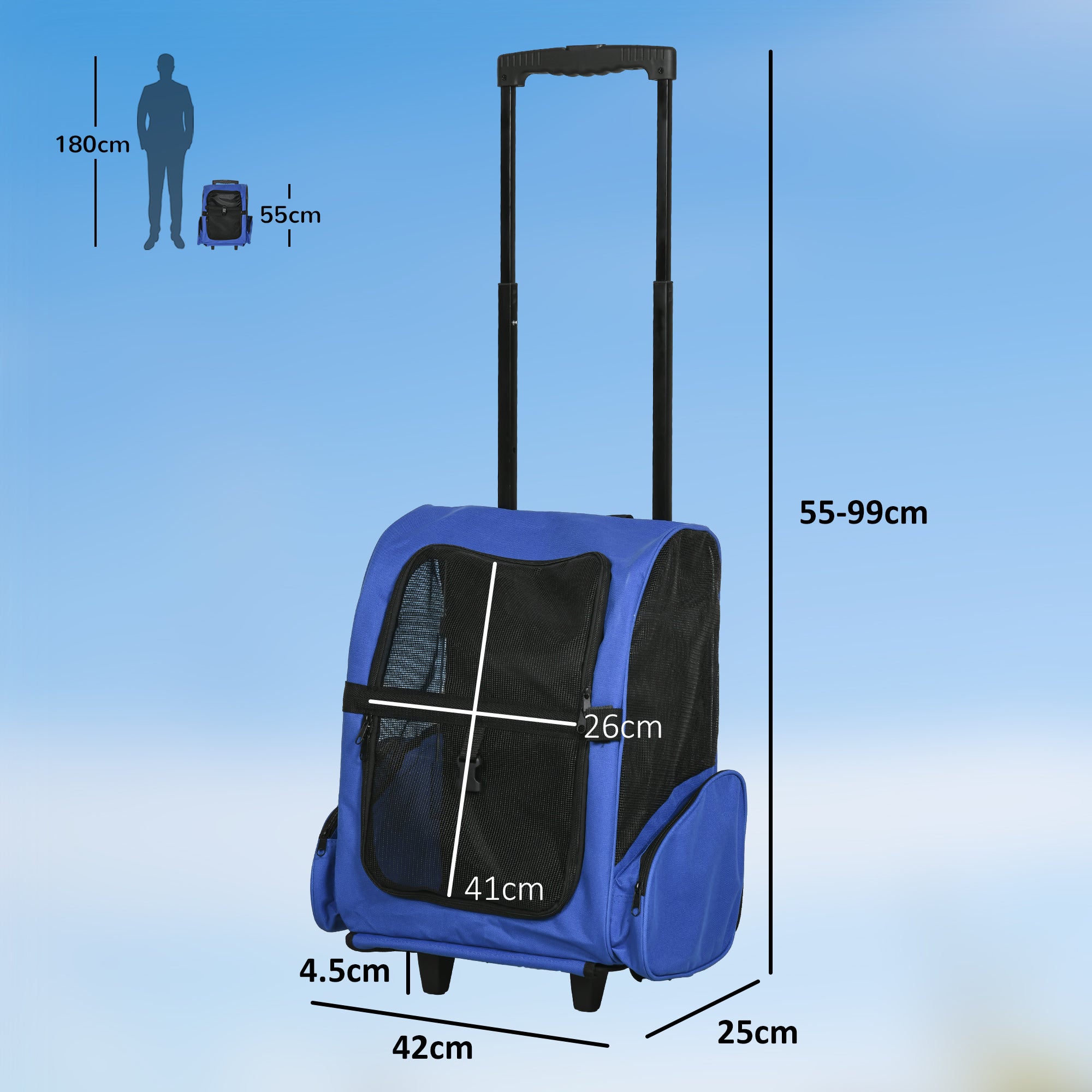 pawhut-sac-dos-transport-animaux-trolley-42x25x55-cm-bleu image 5