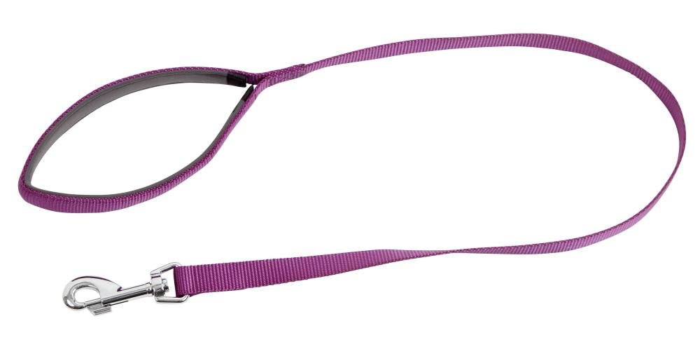 kerbl-miami-laisse-pour-chien-nylon-rouge-100-cm-x-20-mm-poign-e-souple image 3