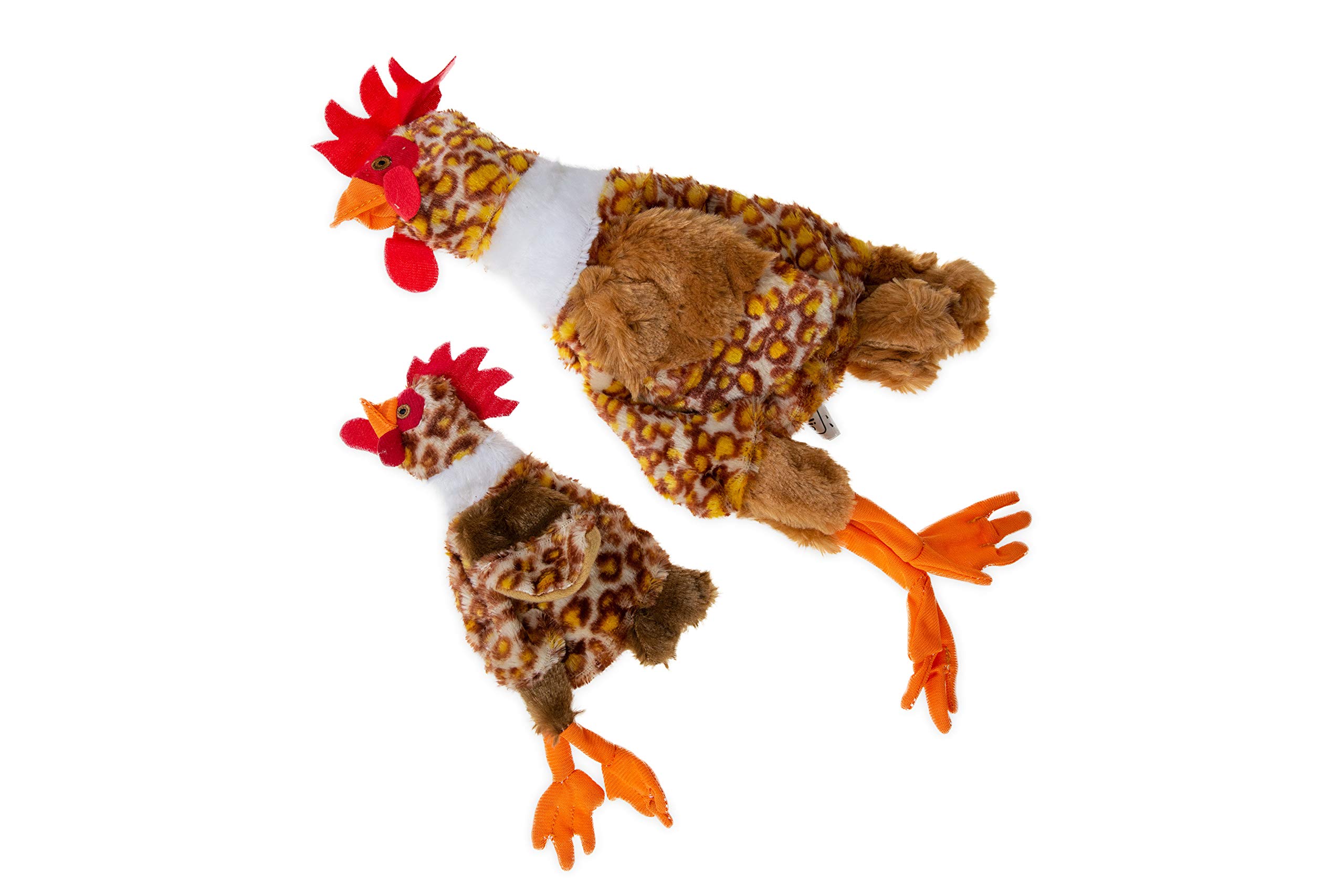 karlie-peluche-poulet-flatinos-l-25-cm-jouet-pour-chien-sans-remplissage-avec-co image 5