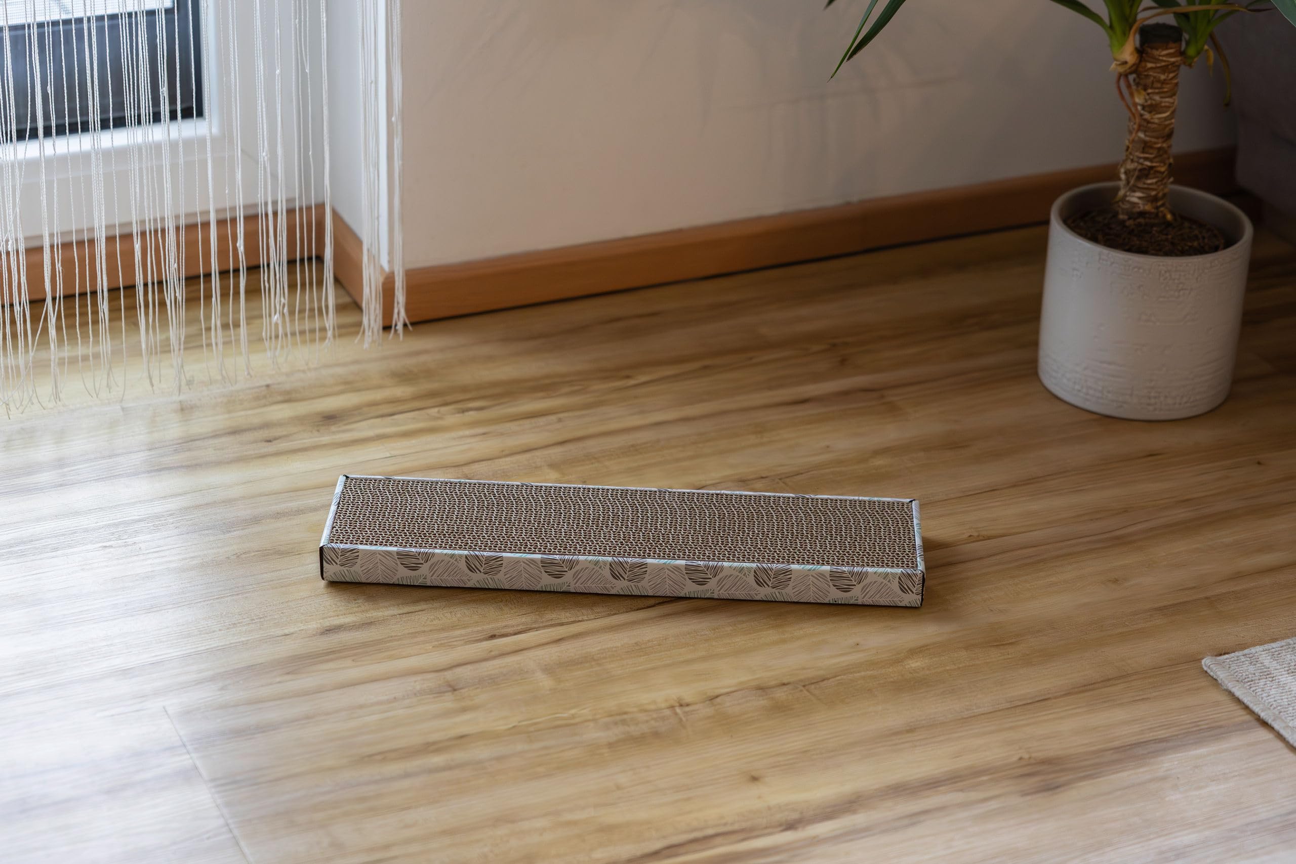 kerbl-pet-flat-planche-gratter-pour-chat-46-x-12-x-3-cm-carton-ondul-recycl image 2