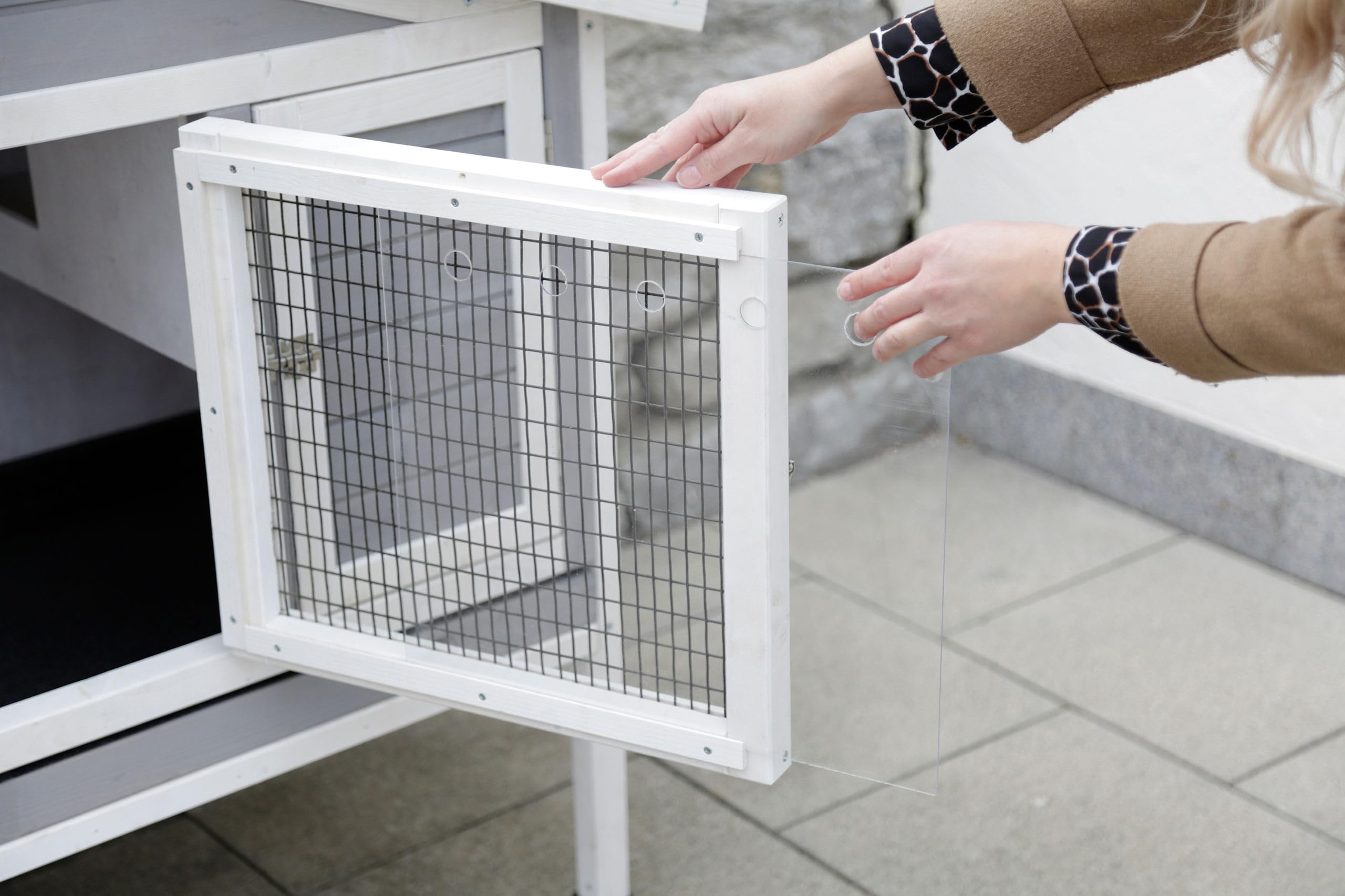 kerbl-pet-cage-rongeurs-4-season-superior-130-x-66-x-110-cm-bois image 3