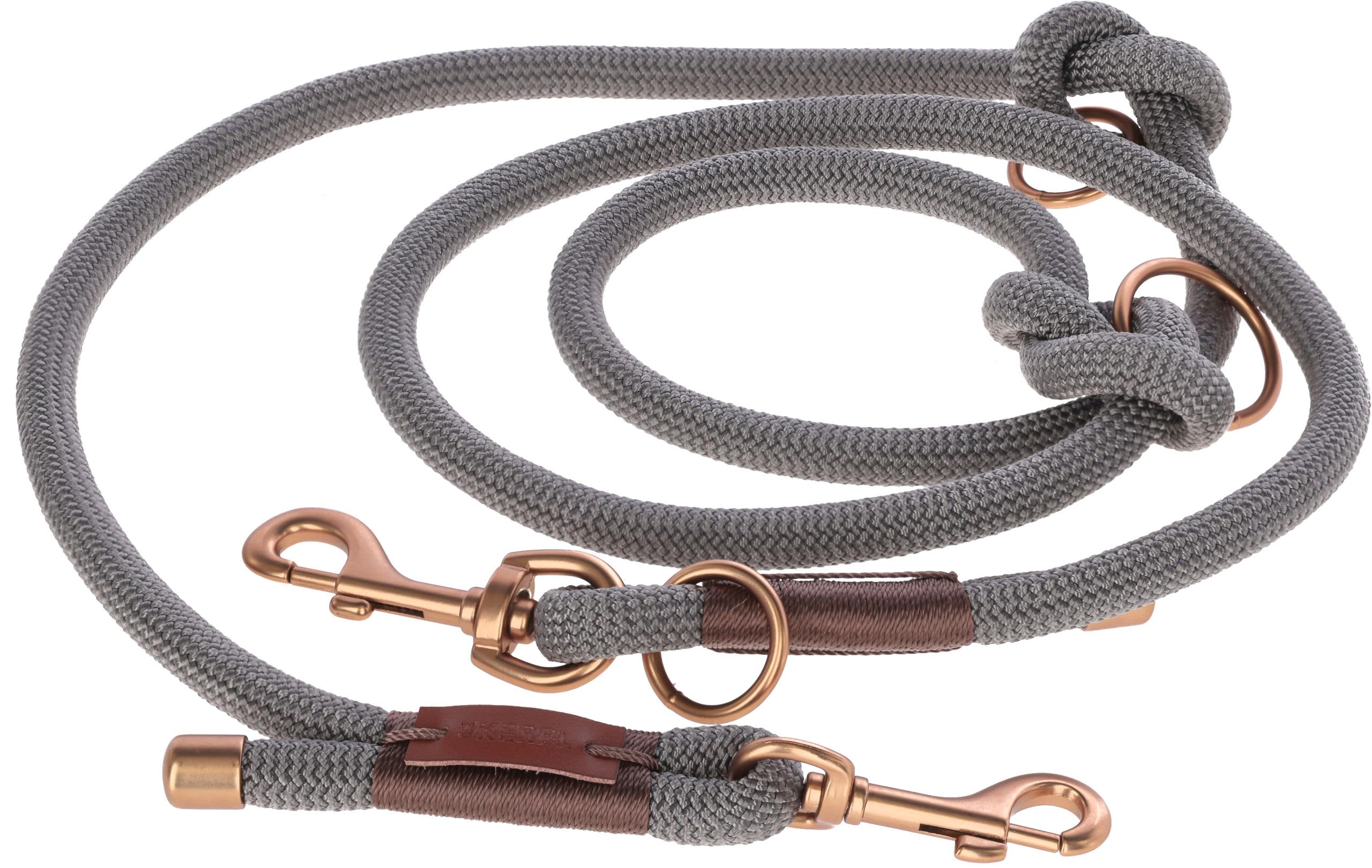 kerbl-pet-laisse-longue-monte-carlo-grise-12-mm-x-200-cm image 2