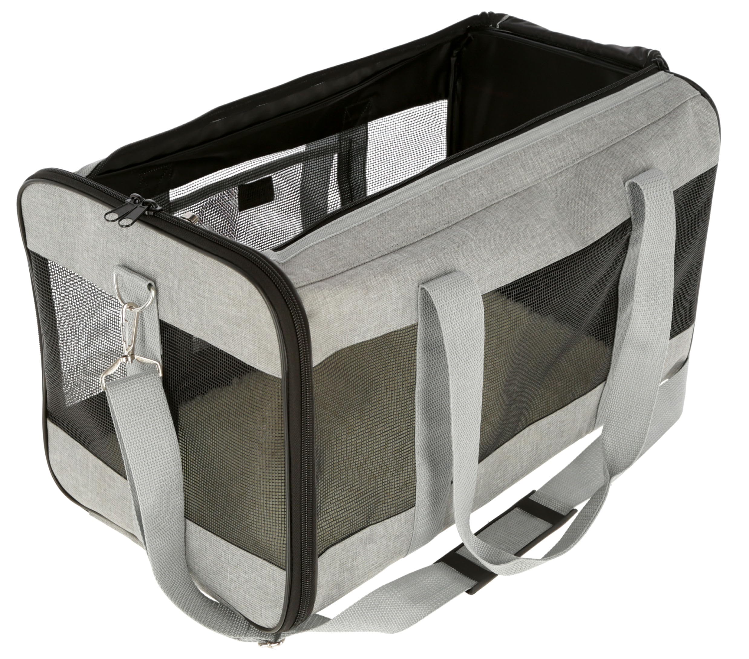 kerbl-pet-sac-de-transport-casual-gris-41-x-28-x-29-cm-pour-petits-chiens image 2