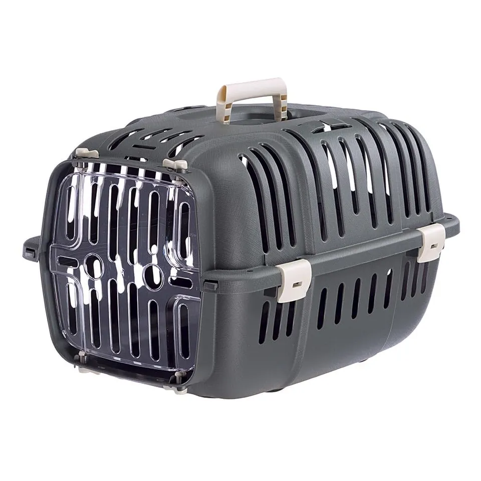 ferplast-jet-caisse-de-transport-pour-chat-et-petit-chien-5-kg-47-x-32-x-29-cm-g image 1