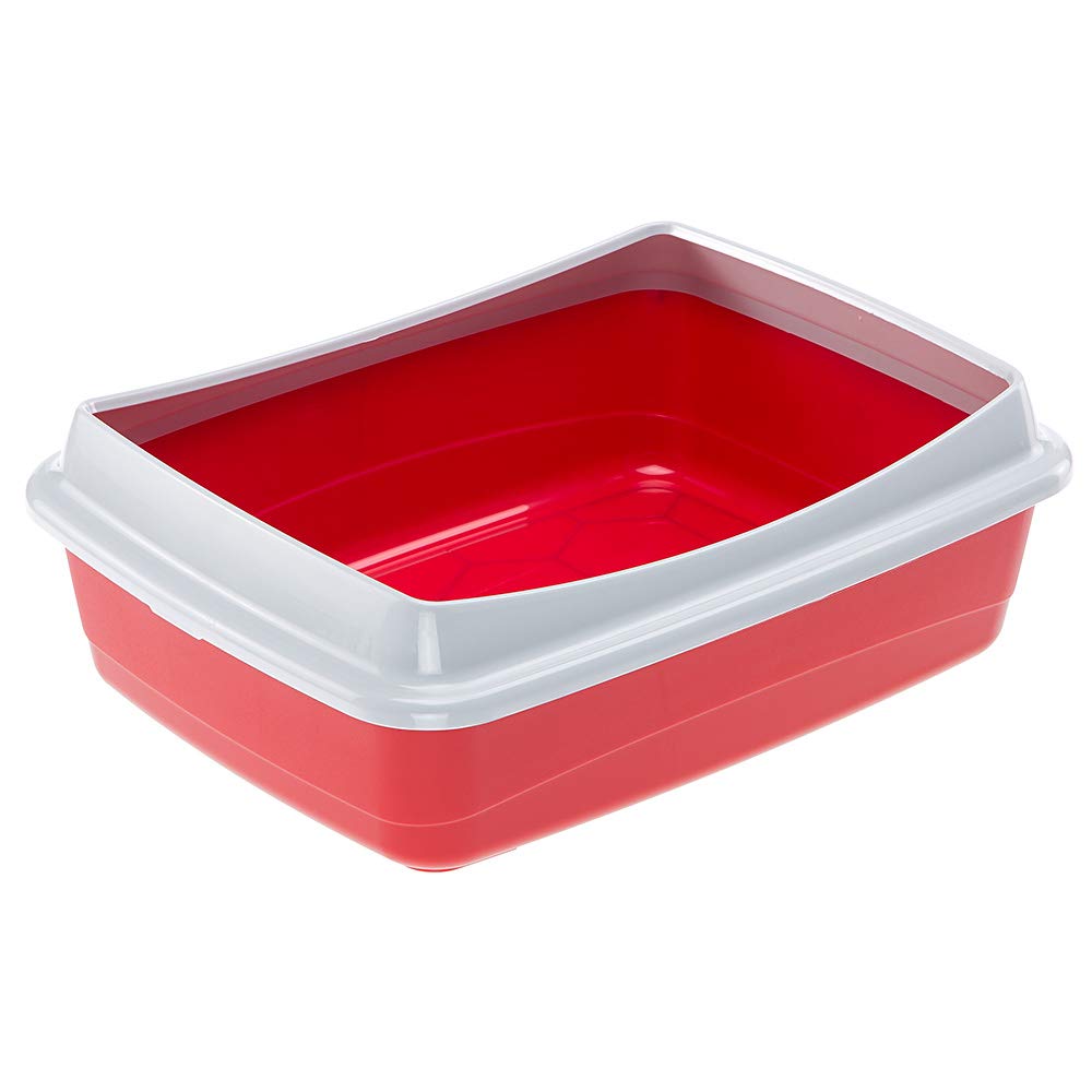ferplast-nip-bac-liti-re-pour-chat-bords-hauts-47-x-36-x-15-5-cm-bordeaux image 1