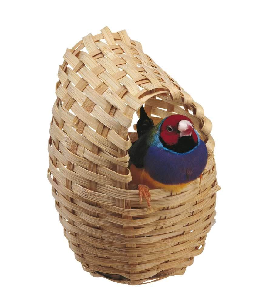ferplast-nid-oiseaux-exotiques-osier-pa4452-8-5-x-10-6-x-11-5-cm image 2