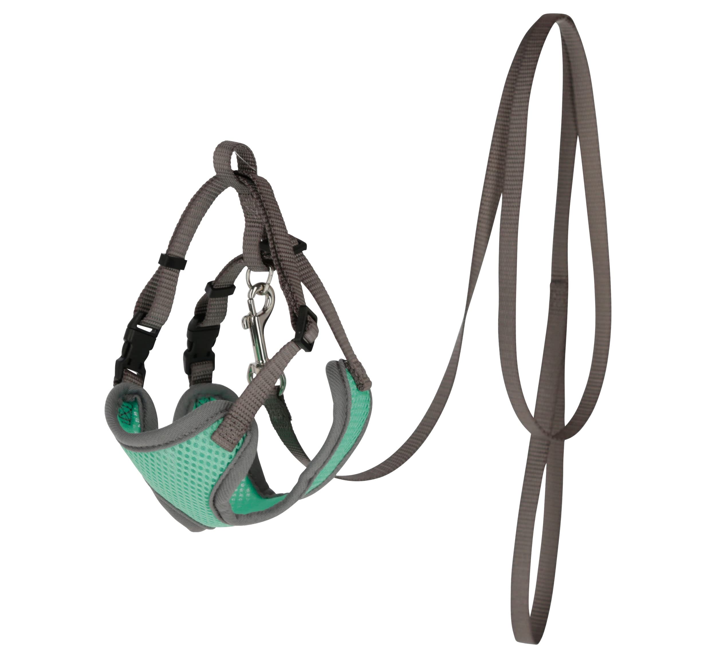 kerbl-laisse-harnais-pour-chat-corail-120-cm-x-10-mm image 2