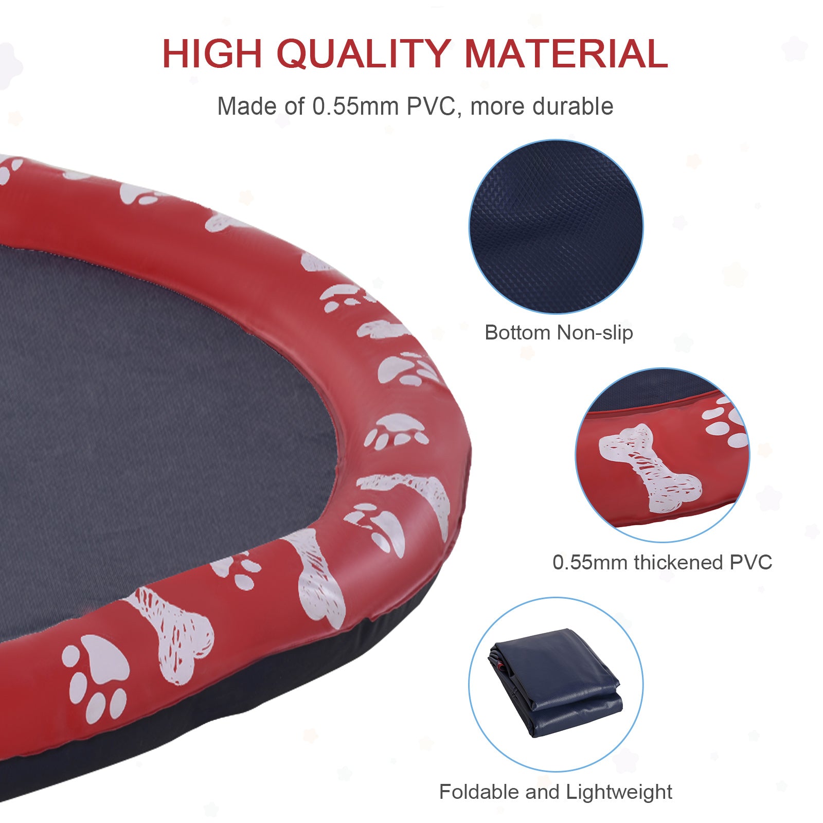 pawhut-tapis-splash-pad-chien-150-cm-rouge-antid-rapant-arrosage-pliable-ext-rie image 7
