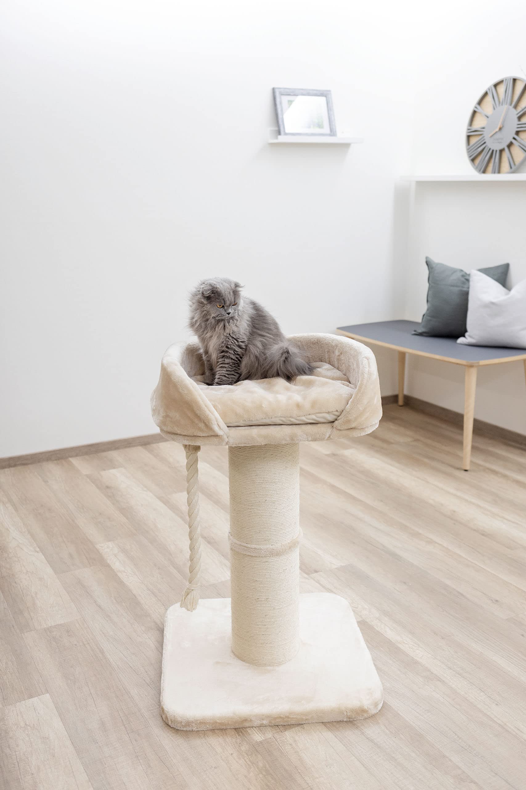 kerbl-pet-toni-xl-arbre-chat-beige-58x58x93-cm image 5