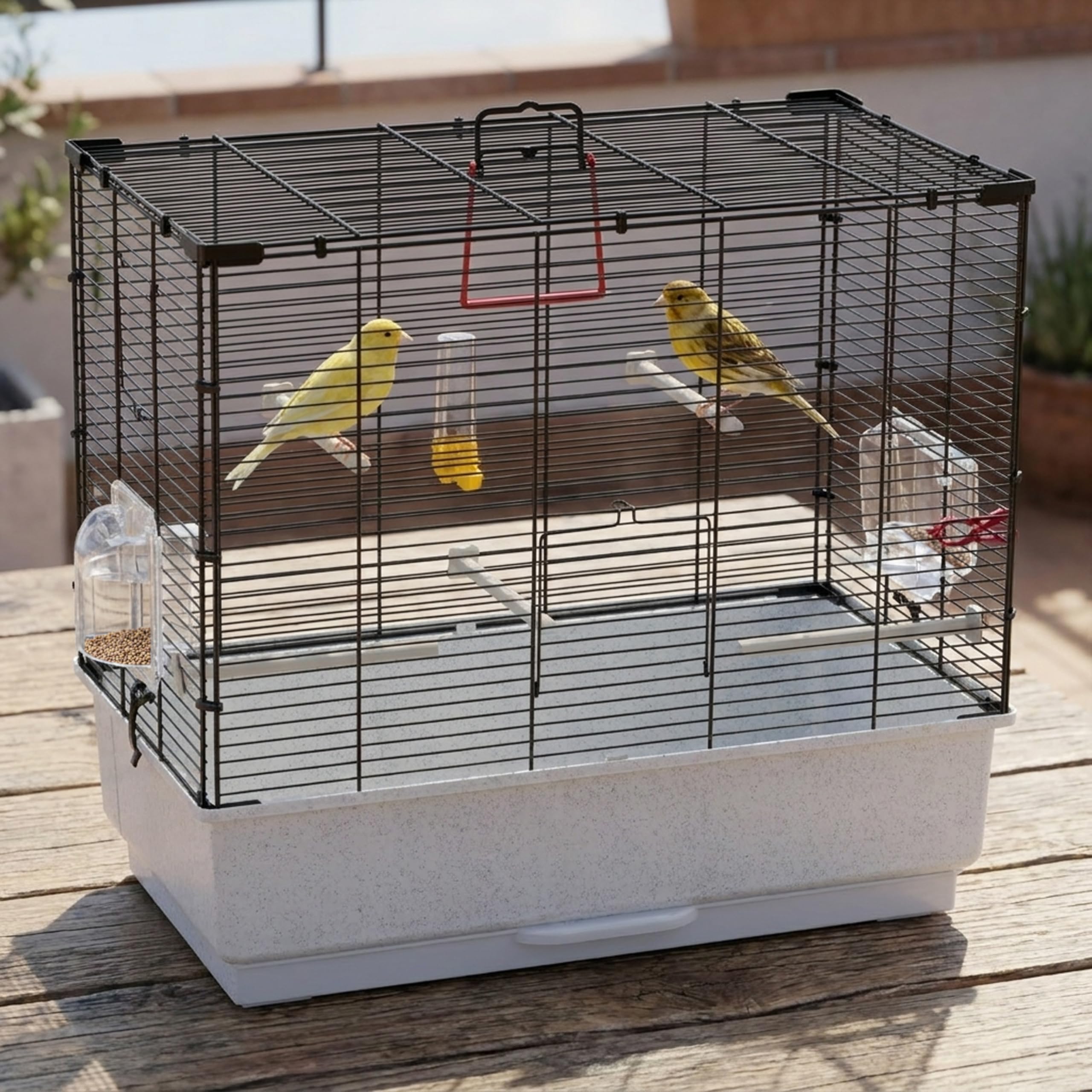 ferplast-piano-4-cage-oiseaux-canaris-59-x-33-x-h-55-cm-avec-accessoires image 2