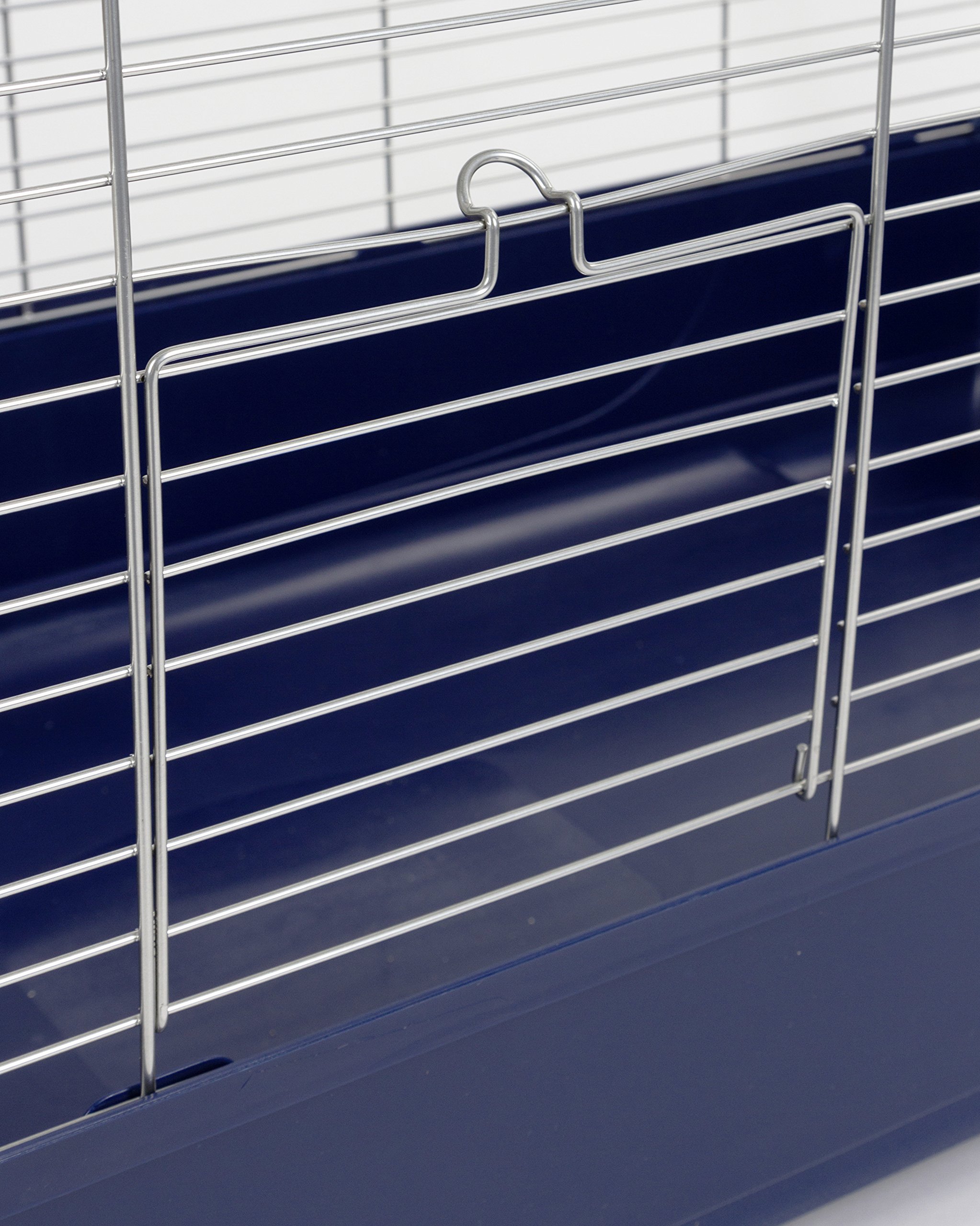 kerbl-maxi-baldo-twin-cage-pour-petits-animaux-2-tages-120-x-58-x-86-cm-bleu-fon image 4
