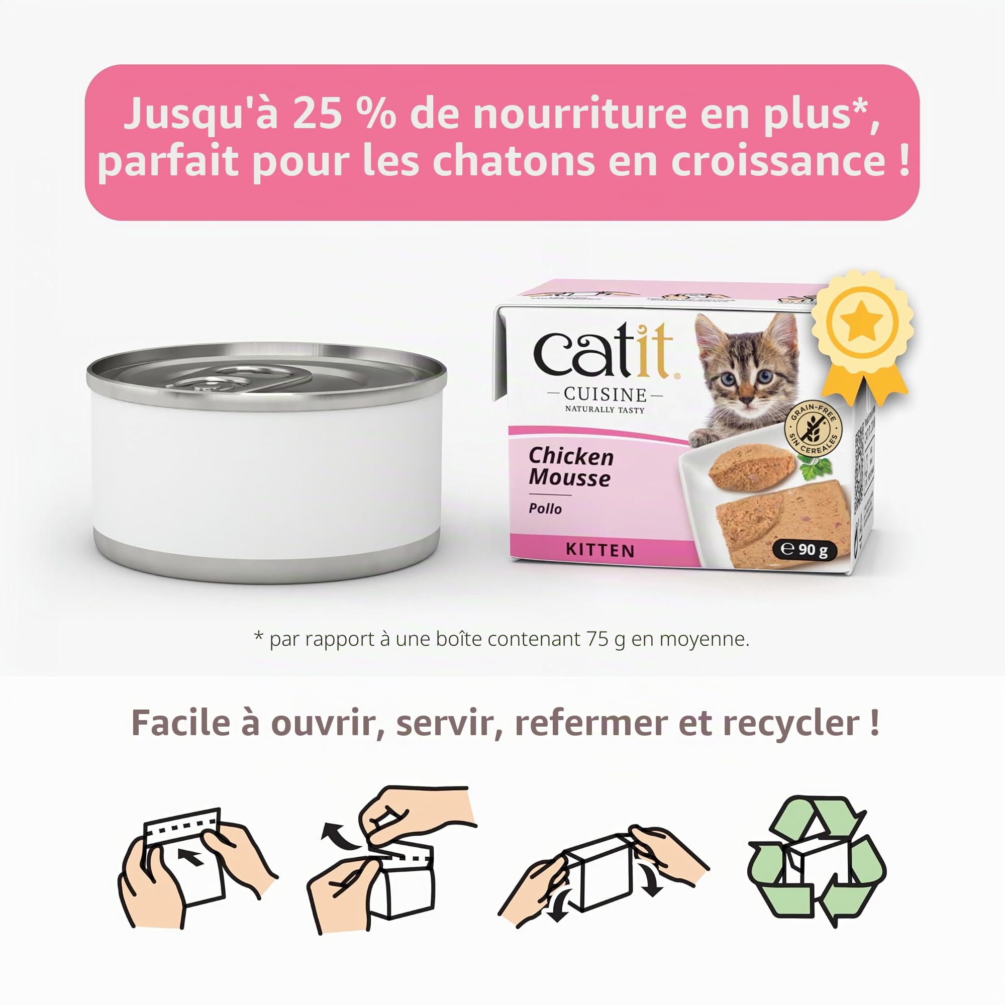 catit-cuisine-kitten-mousse-poulet-90-g image 4