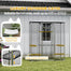 pawhut-enclos-ext-rieur-walk-in-pour-chat-m-tal-avec-5-plateformes-hamac-et-b-ch image 5