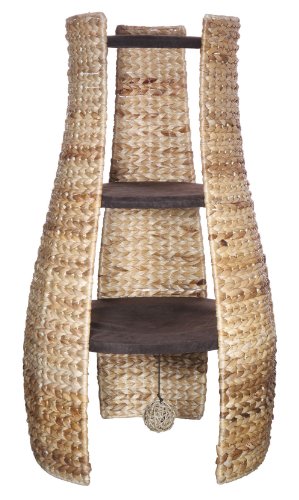catit-hideaway-arbre-chat-3-tages-fibre-de-banane-87-x-58-cm-avec-hamac image 3