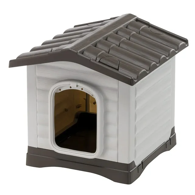 ferplast-dogvilla-50-niche-chien-ext-rieur-plastique-43-x-48-x-h-44-cm image 1