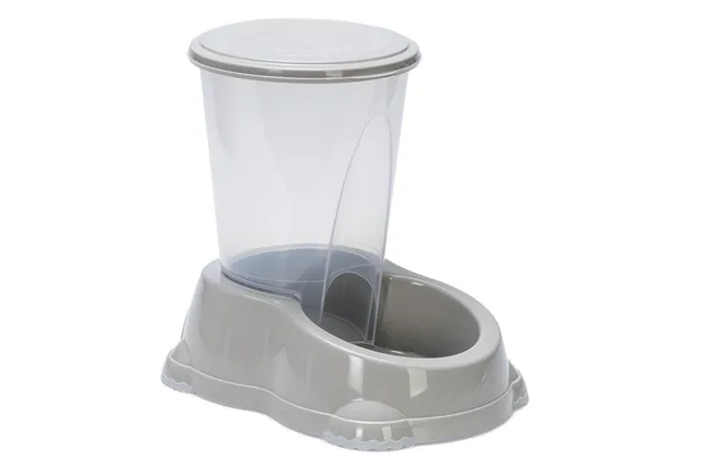karlie-storm-distributeur-de-nourriture-gris-1-5-l-pour-chien-et-chat image 1