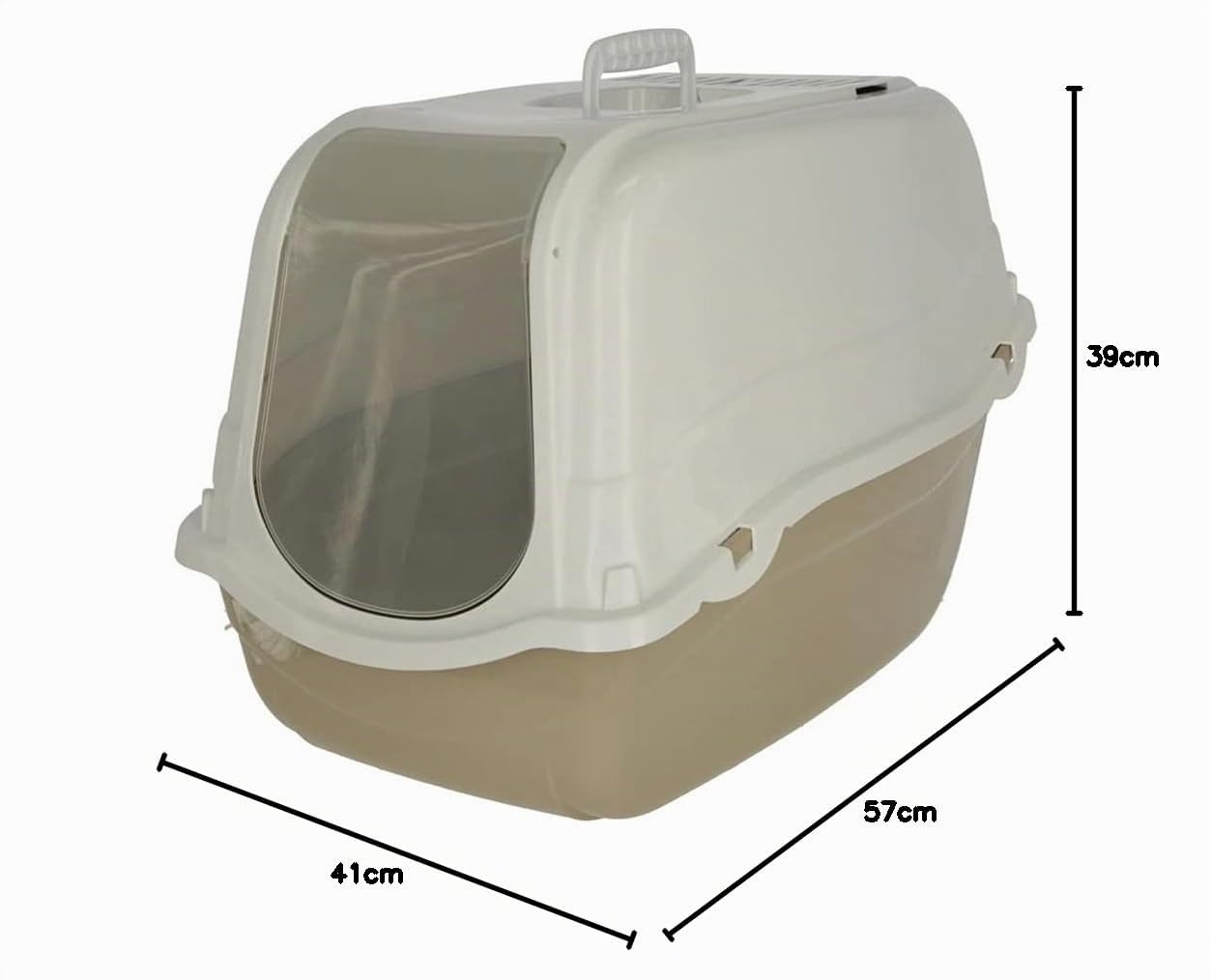 kerbl-minka-81571-maison-de-toilette-ferm-e-pour-chat-58-x-39-x-17-cm image 3