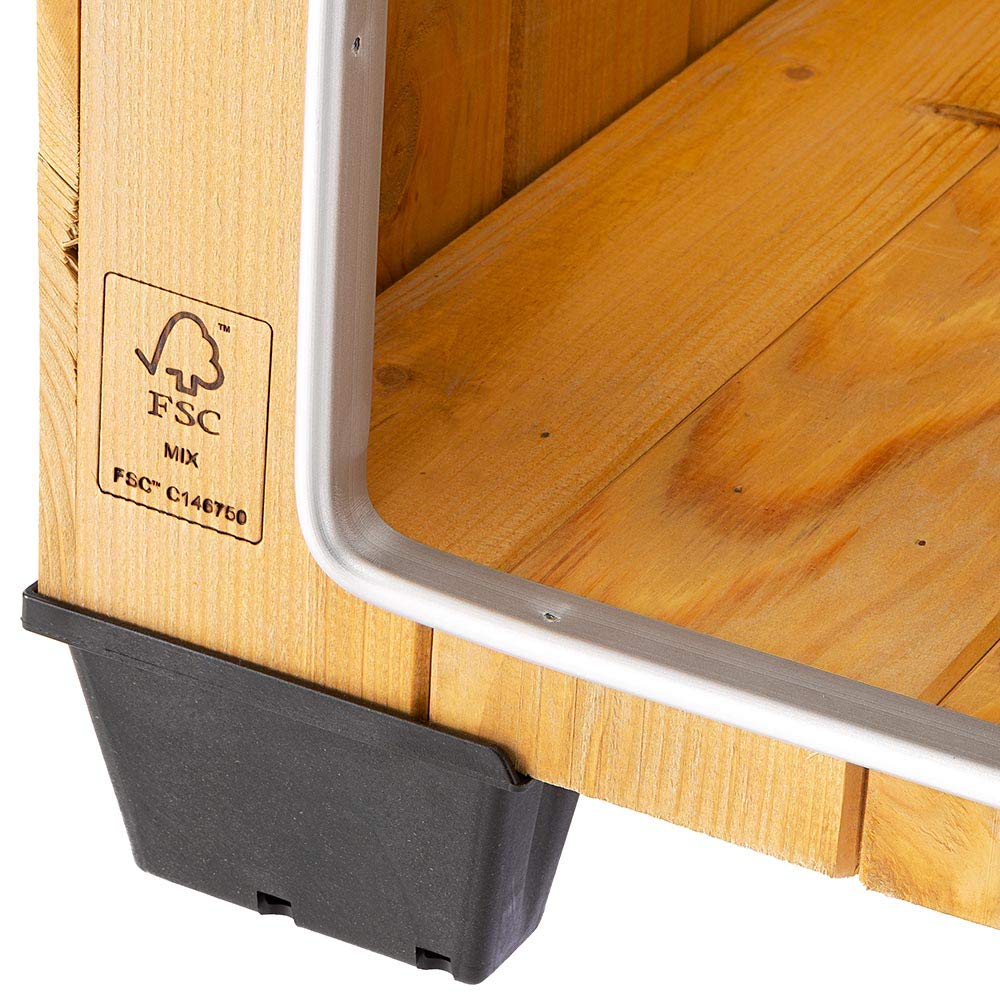 ferplast-baita-niche-chien-ext-rieur-bois-fsc-m-67-x-53-x-56-cm-avec-toit-ouvran image 5