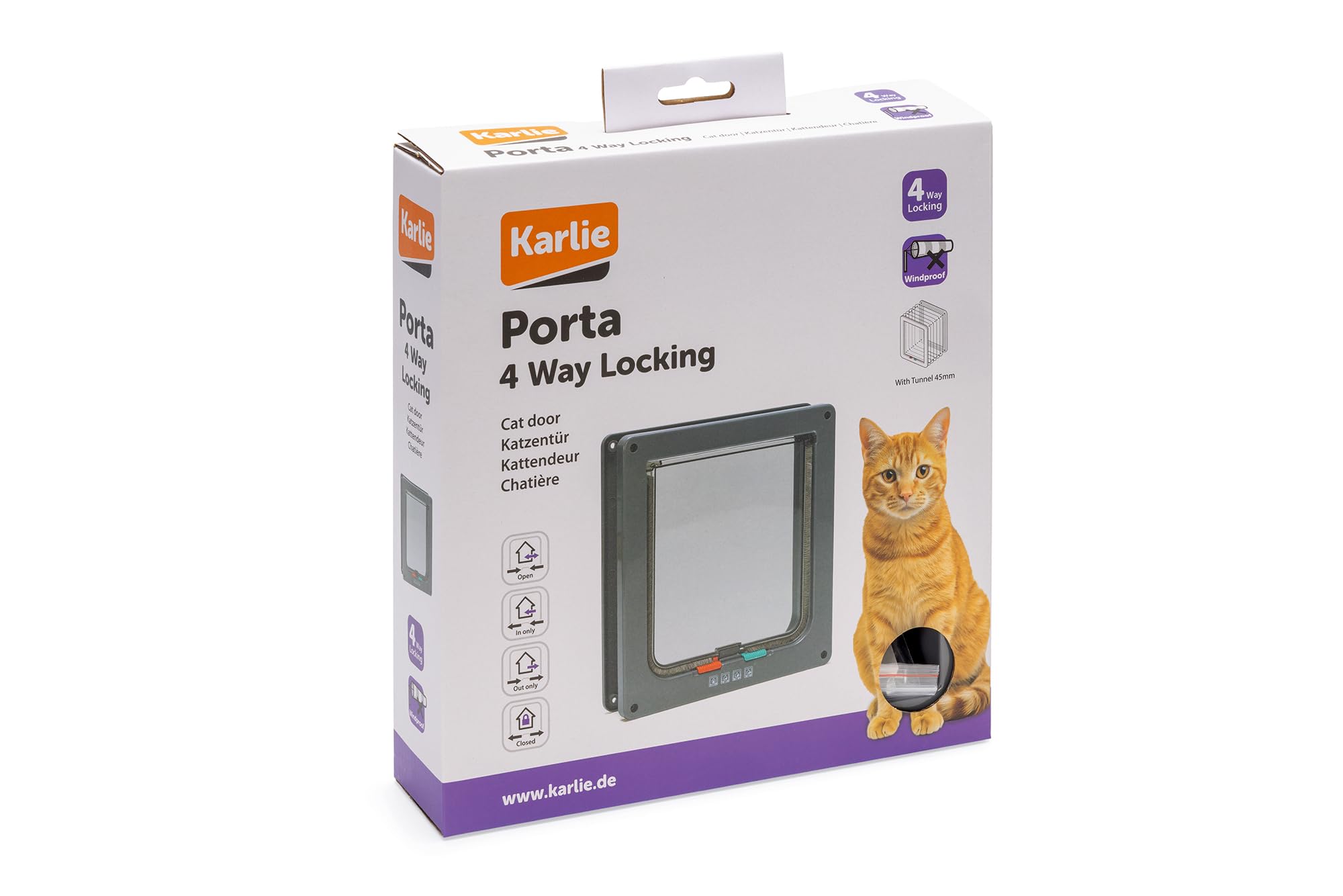 karlie-chati-re-4-voies-grands-chats-23-5-x-25-2-cm-anthracite image 4