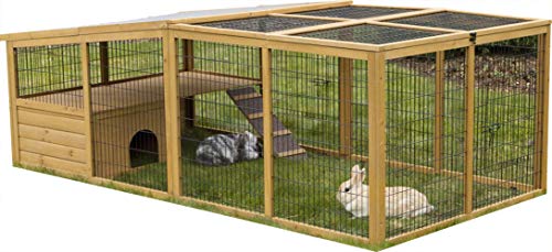 kerbl-pet-enclos-ext-rieur-220x115x75-cm-avec-barri-re-anti-fuite-lapins image 7
