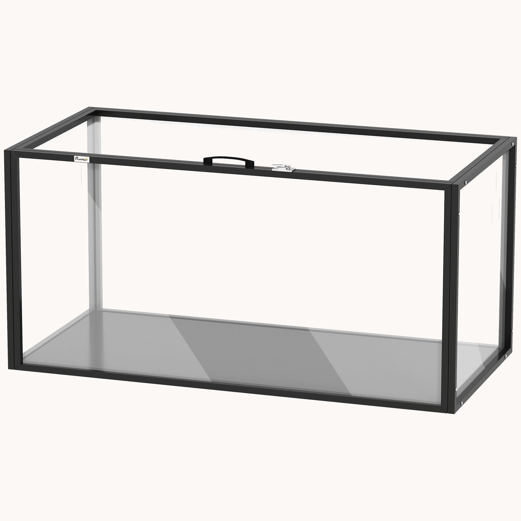 pawhut-cage-pour-hamster-en-acrylique-grand-format-avec-toit-ouvrant-pour-petits image 2