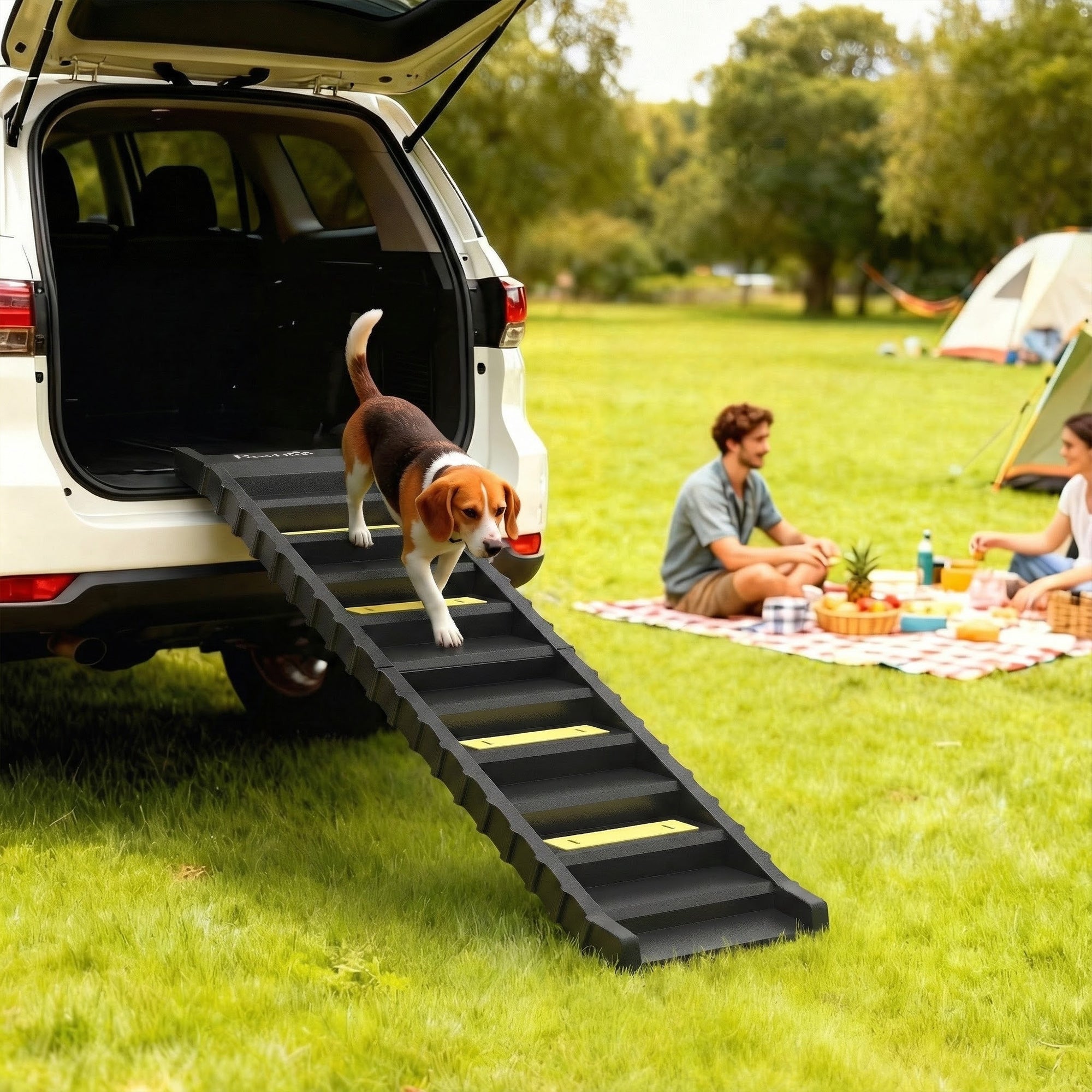 pawhut-rampe-pliable-pour-chien-escalier-10-marches-pour-voiture-suv-et-camion-n image 3