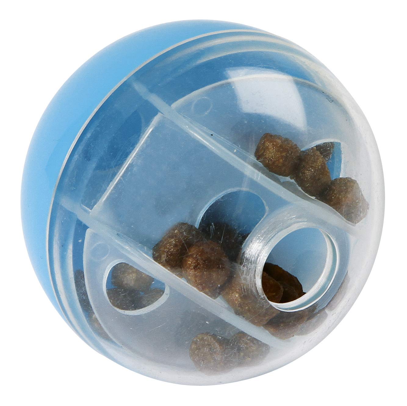kerbl-snackball-jouet-distributeur-de-friandises-pour-chat-bleu-5-cm image 2