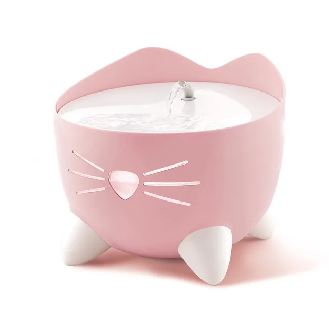 catit-pixi-fontaine-eau-pour-chat-2-5-l-rose image 1