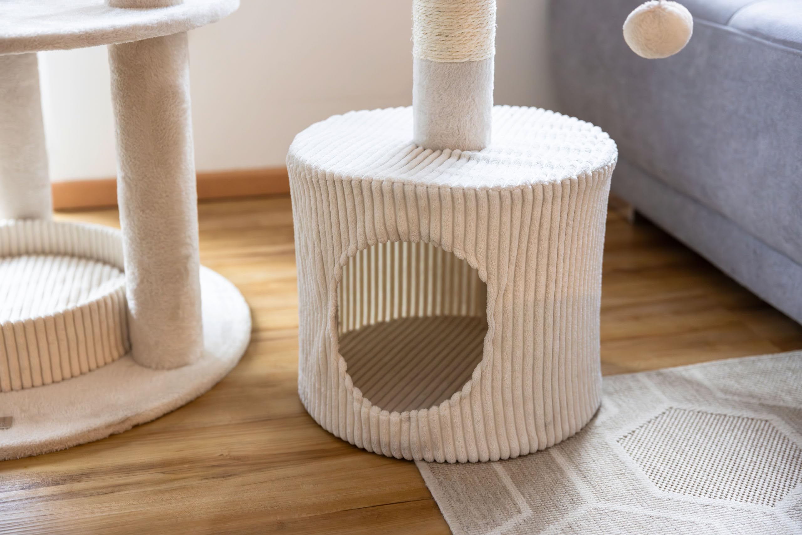 kerbl-pet-griffoir-annika-beige-164-cm-arbre-chat-en-bois image 4