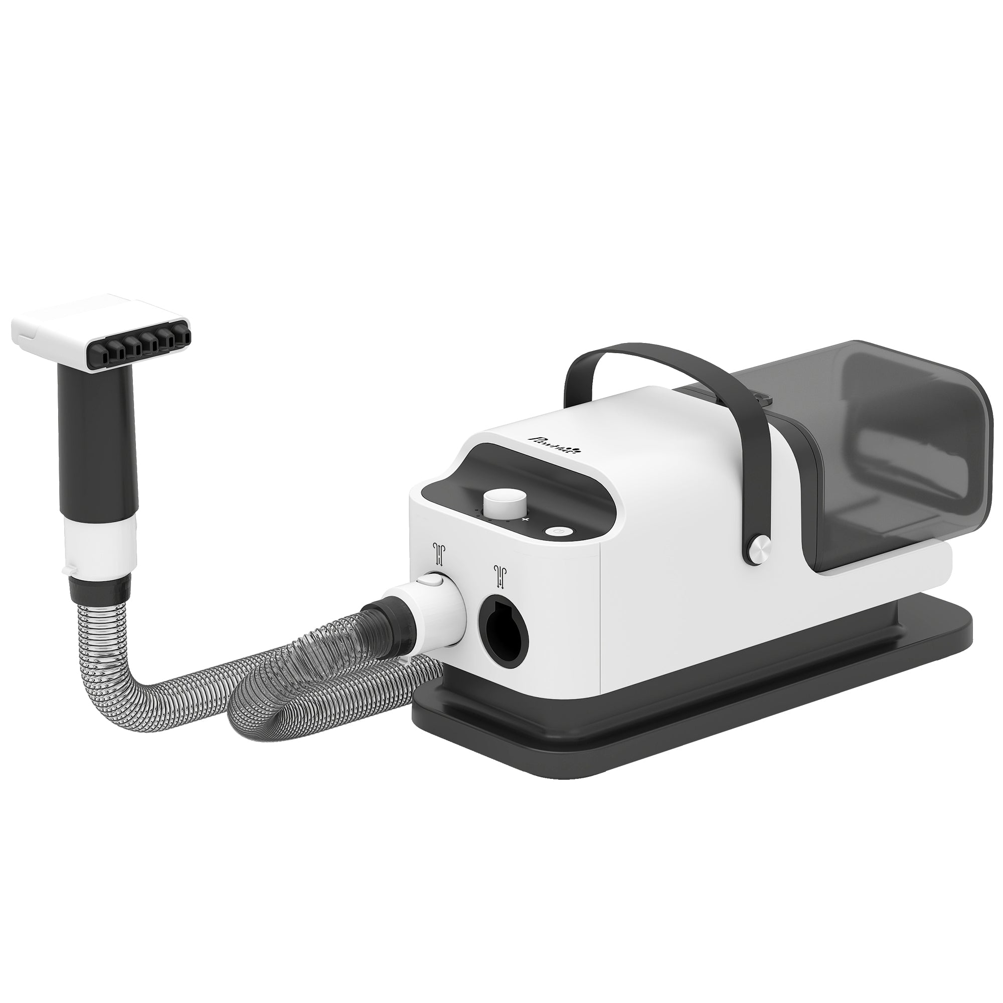 pawhut-aspirateur-toilettage-chien-5-en-1-avec-s-chage-1-8l-12000-pa image 2