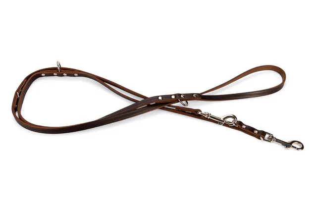 karlie-rondo-laisse-avec-rivets-r-glable-raccords-chrom-s image 1