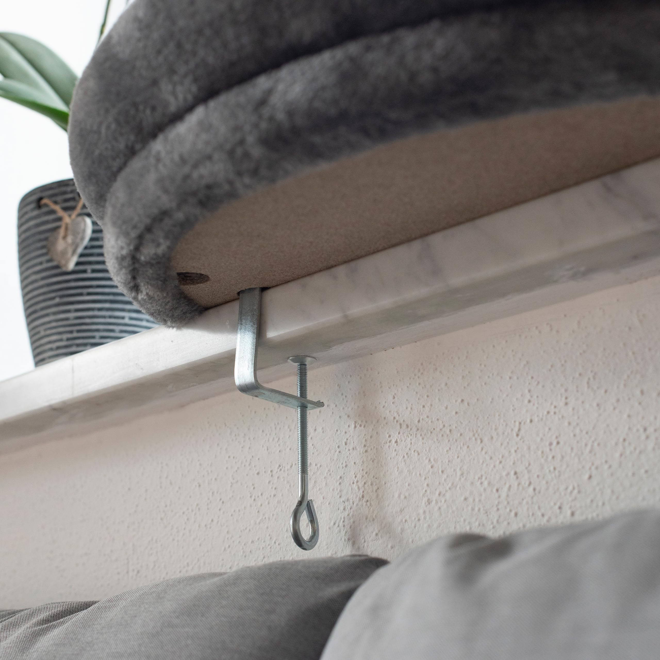 kerbl-pet-panier-pour-fen-tre-gris-55x35x10-cm-bois-peluche-housse-lavable image 5