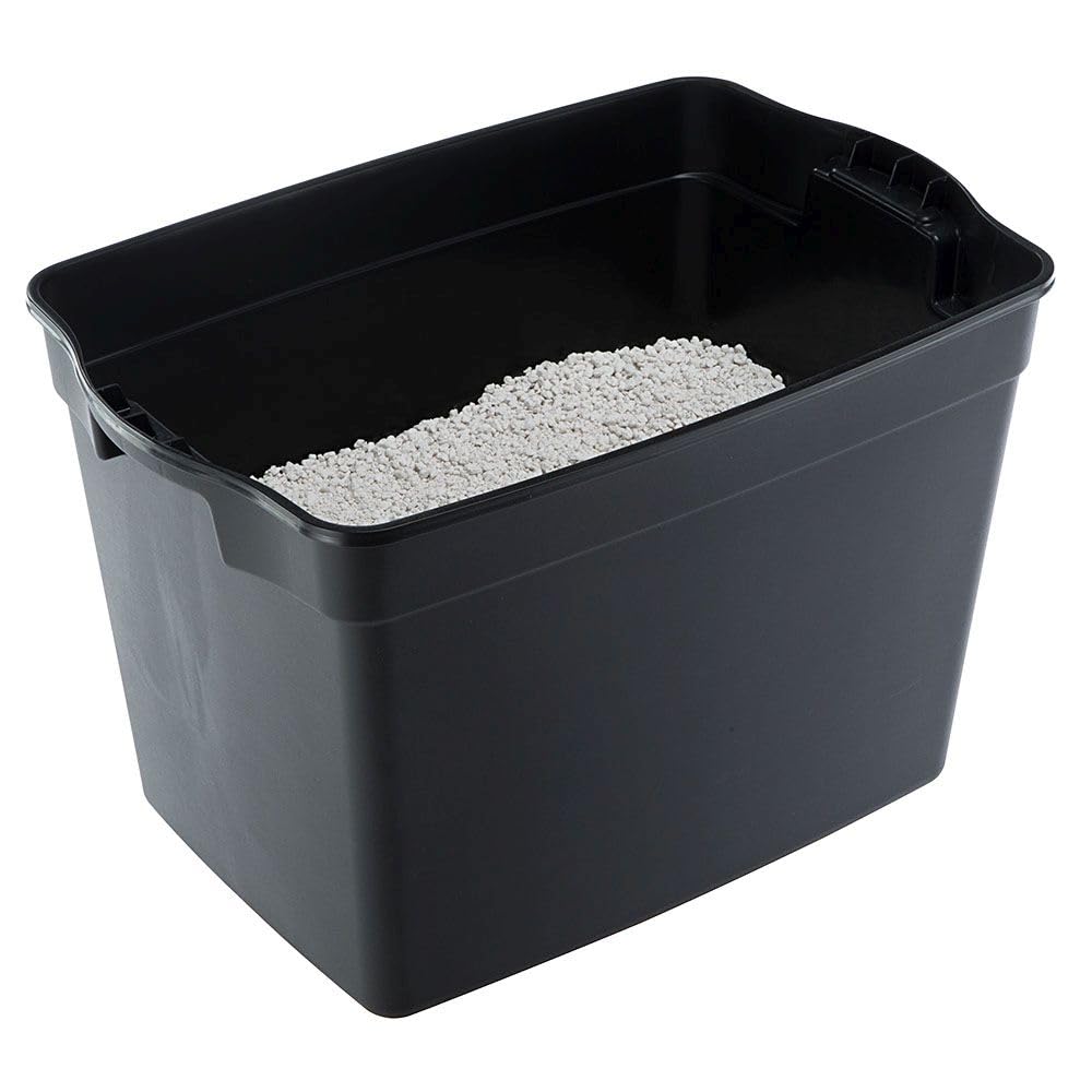 ferplast-jumpy-bac-liti-re-pour-chat-entr-e-par-le-haut-noir image 6