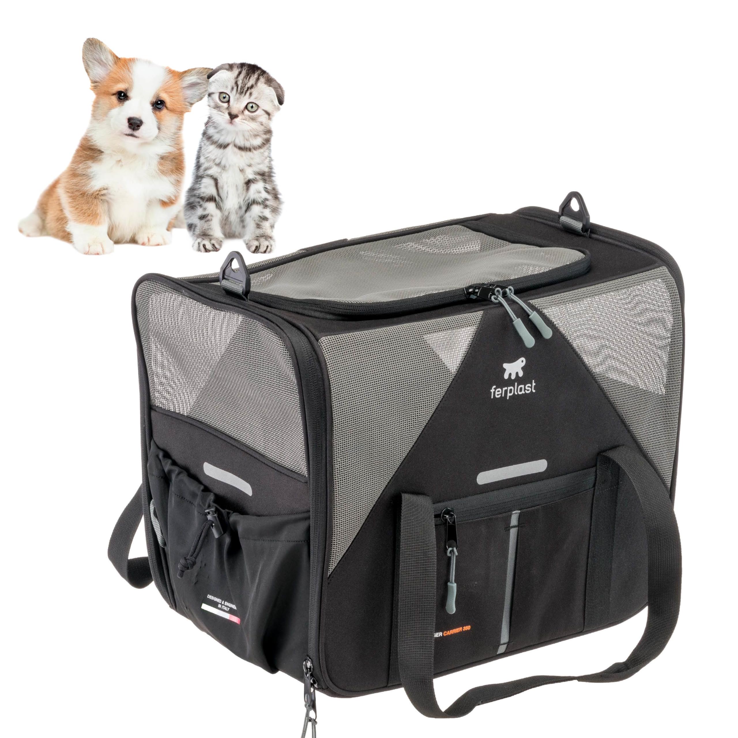 ferplast-voyager-carrier-350-sac-transport-chien-et-chat-45x30x-h33-cm-max-15-kg image 1