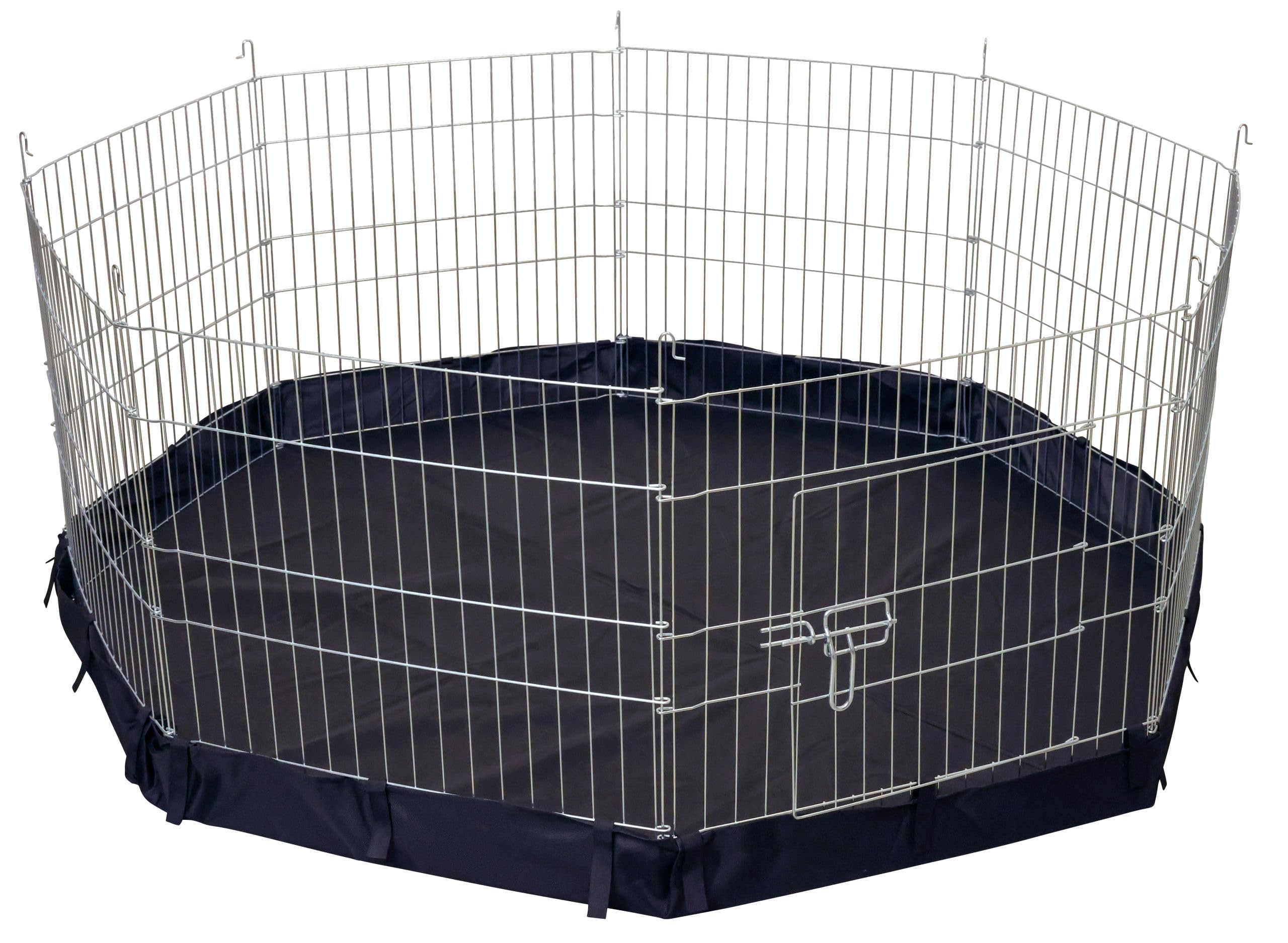 kerbl-pet-enclos-ext-rieur-8-l-ments-57x56-cm-galvanis image 2