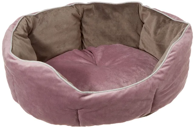 ferplast-queen-45-sofa-velours-pour-chien-et-chat-violet-gris image 1