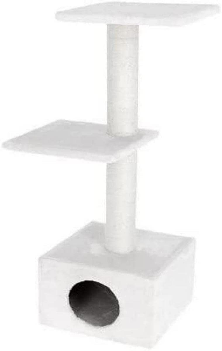 kerbl-pet-arbre-chat-venus-blanc-109-cm-griffoir-sisal image 1