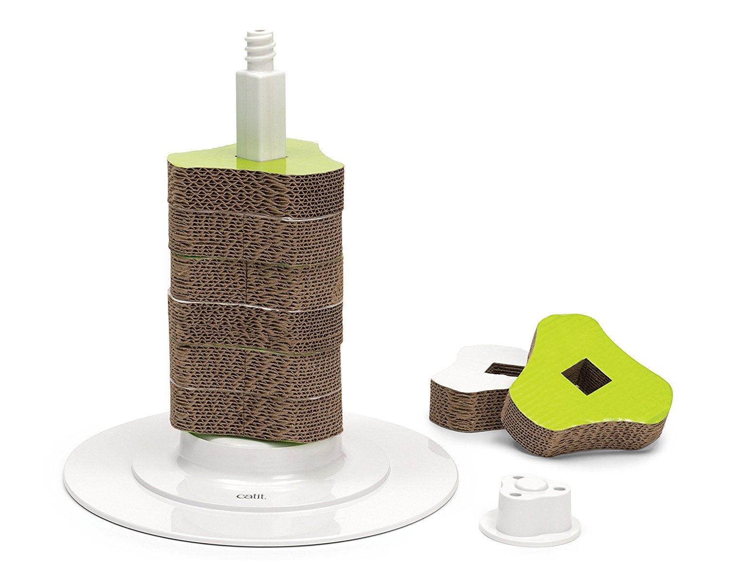 catit-senses-2-0-griffoir-pour-chat-avec-8-disques-carton-renouvelables image 2