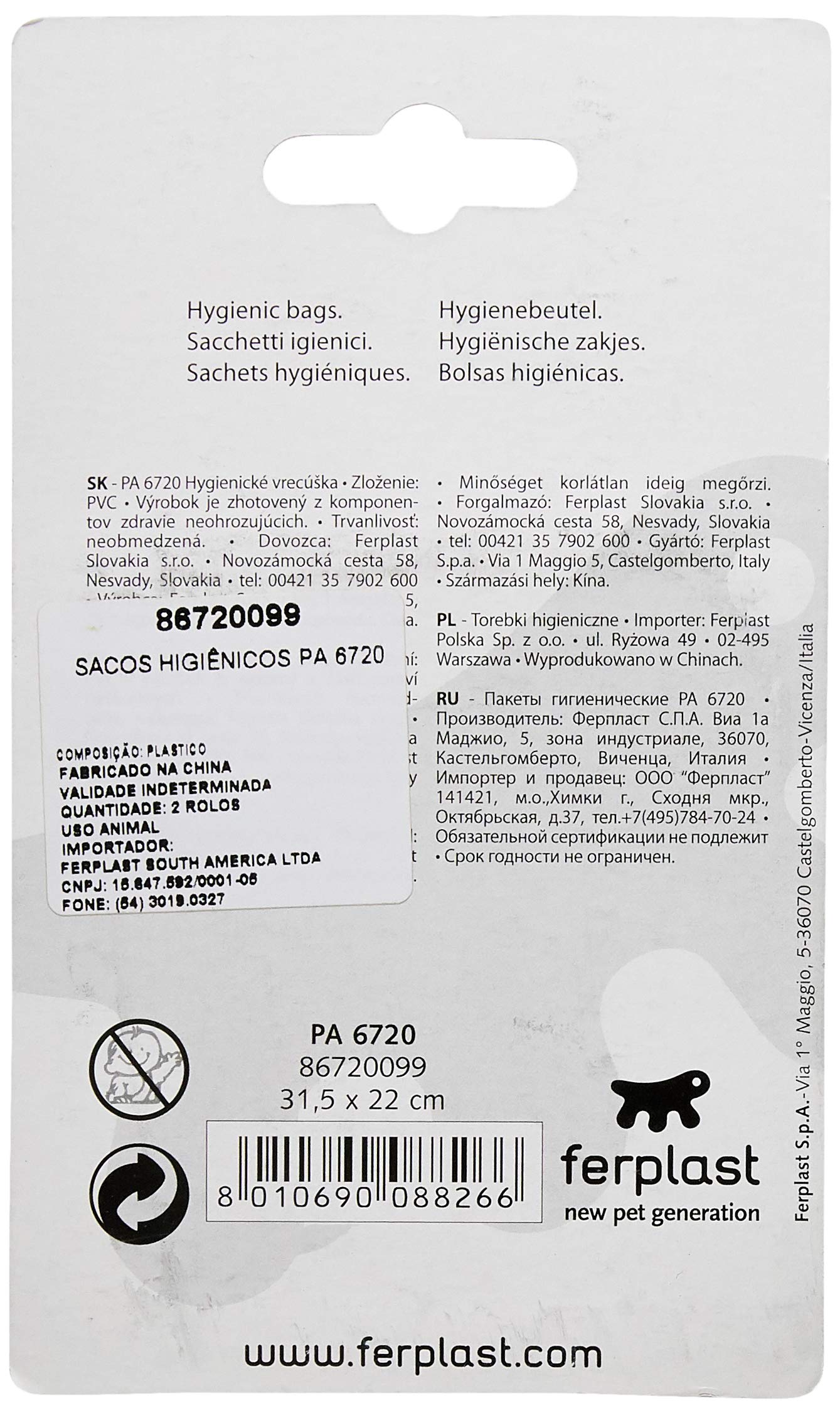 ferplast-pa-6720-sachets-hygi-niques-pour-chien-lot-40-sacs image 2