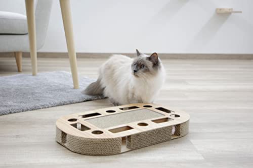 kerbl-pet-griffoir-chat-ovalo-52-x-31-x-8-5-cm-avec-catnip image 6