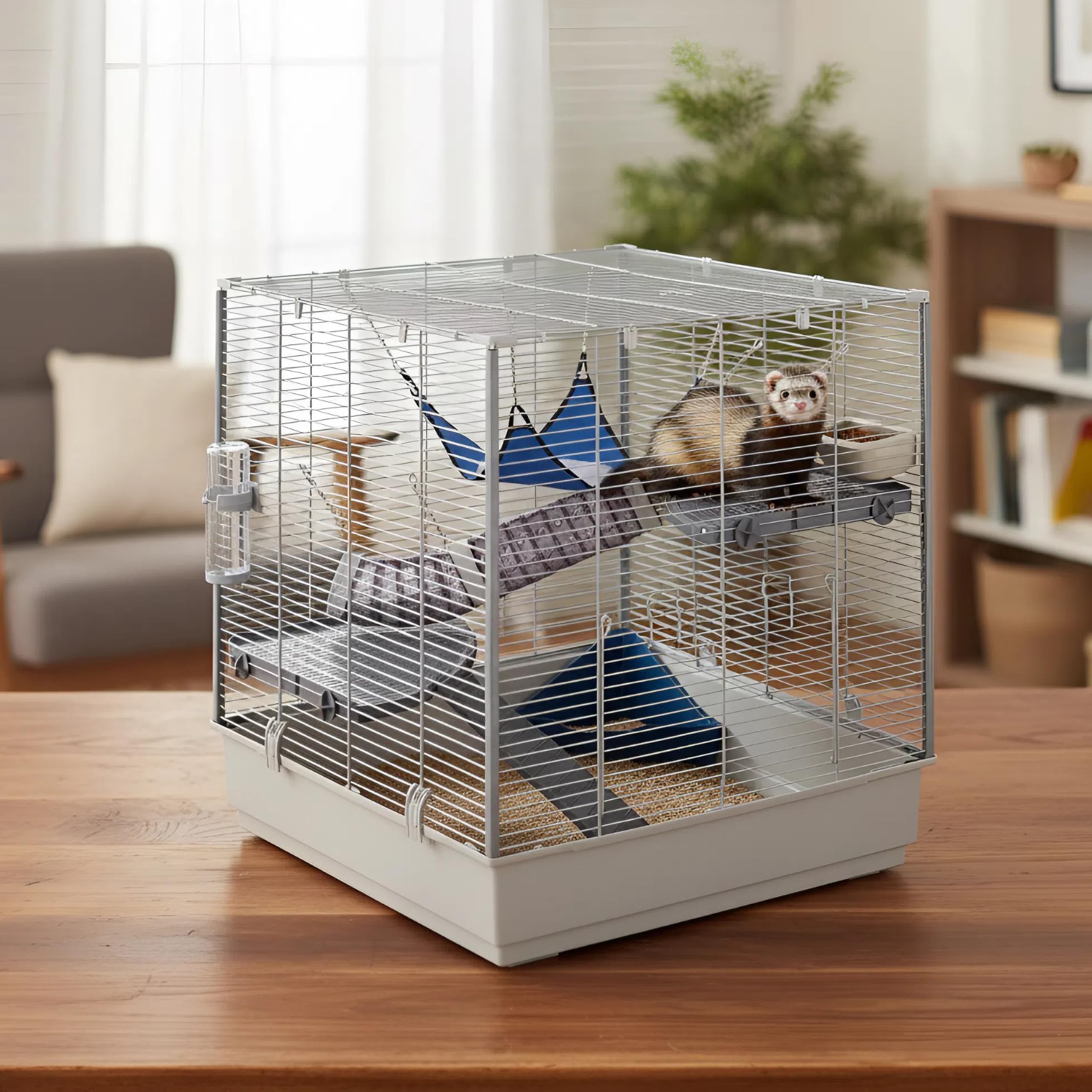ferplast-furet-xl-cage-rongeurs-furets-chinchillas-80x75x86-5-cm image 2