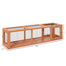 pawhut-tunnel-ext-rieur-pour-chat-59-cadre-bois-avec-4-portes-naturel image 5